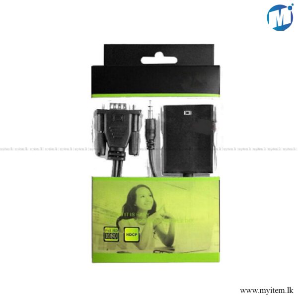 VGA to HDMI Converter 1080p + audio