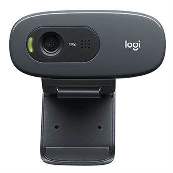 LOGITECH C270 HD WEBCAM, 720P VIDEO WITH NOISE REDUCING