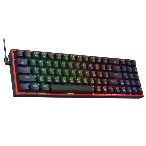 Redragon K628 Pollux Wired RGB Mechanical Gaming Keyboard ( 1 yaer warranty )