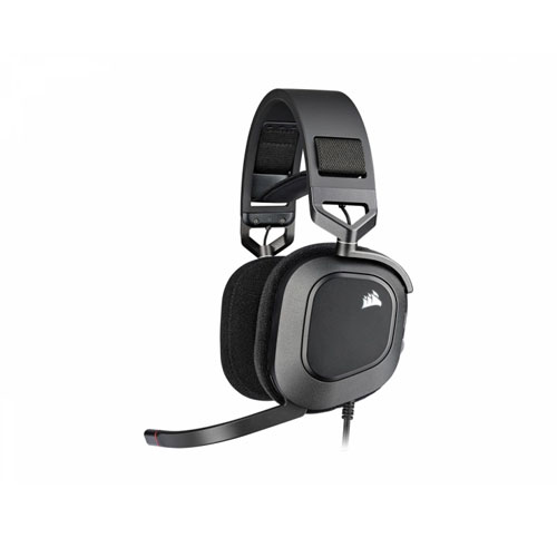 CORSAIR HS80 RGB CARBON 7.1 DOLBY USB GAMING HEADSET(1 YEAR WARRANTY)