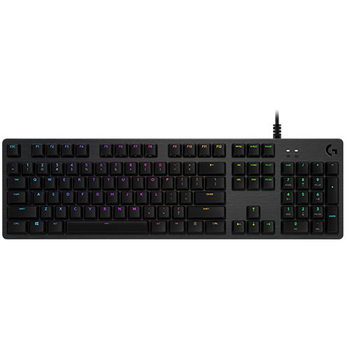 LOGITECH G512 CARBON LIGHTSYNC RGB WIRED MECHANICAL GAMING KEYBOARD ( 2 YEARS WARRANTY )