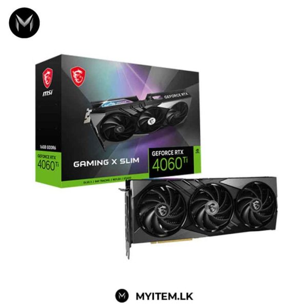 MSI GeForce RTX 4060 Ti Gaming X 16GB GDDR6X SLIM Graphics Card