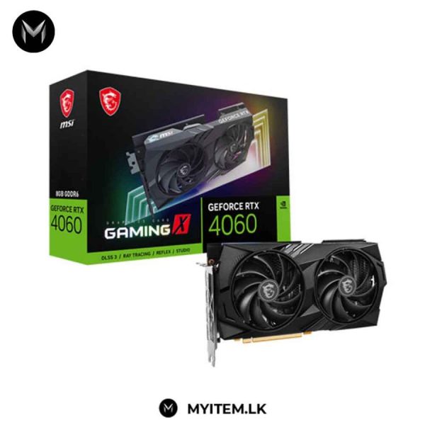 MSI Geforce RTX 4060 Gaming X 8GB GDDR6X Graphics Card
