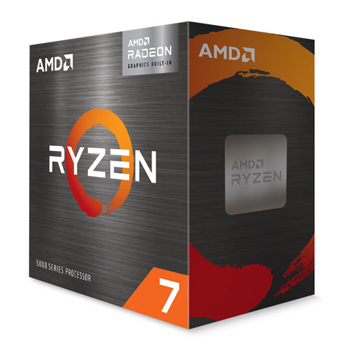 AMD Ryzen 7 5700G 8-Core 16-Thread Up to 4.6GHz Desktop Processor with Wraith Stealth Cooler (Without Box, 3-Year Warranty)