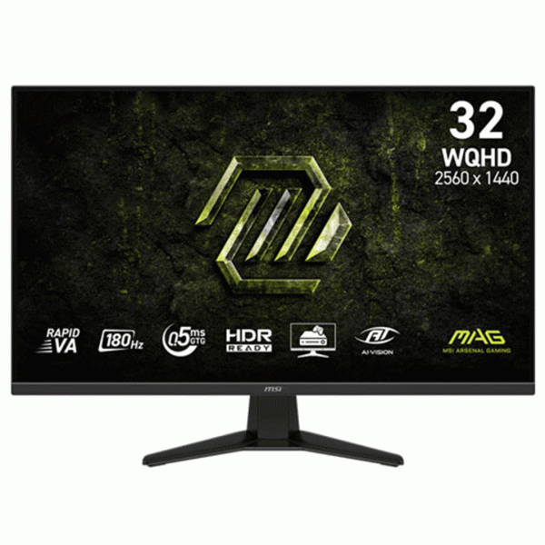 MSI MAG 325QF E18V 31.5" WQHD 180Hz 0.5ms Adaptive-Sync Gaming Monitor (3-Year Warranty)