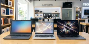 Laptop price in Sri Lanka comparison showing budget mid-range and higher-performance laptop options