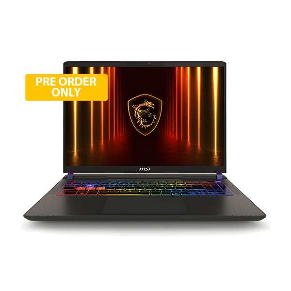 MSI Vector 16 HX AI A2XWIG 627LK Laptop | Core Ultra 9 275HX | RTX 5080 16GB | 32GB DDR5 4800H | 1TB NVMe SSD GEN4 | 16 Inch (2560 X 1600) QHD 240 Hz IPS Display | Windows 11 Home ( 2 YEARS WARRANTY )