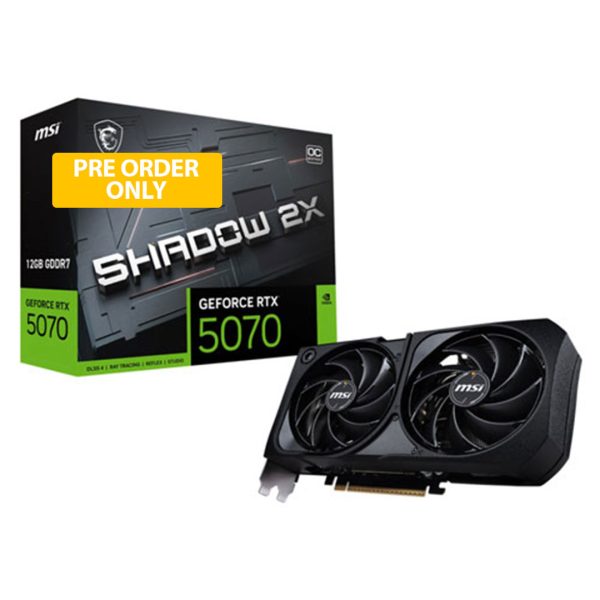 MSI Geforce RTX 5070 SHADOW 2X OC 12GB GDDR7X Graphic Card