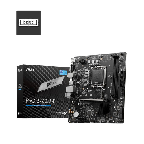 MSI B760M-E Pro DDR5 Motherboard ( 3 YEARS WARRANTY)