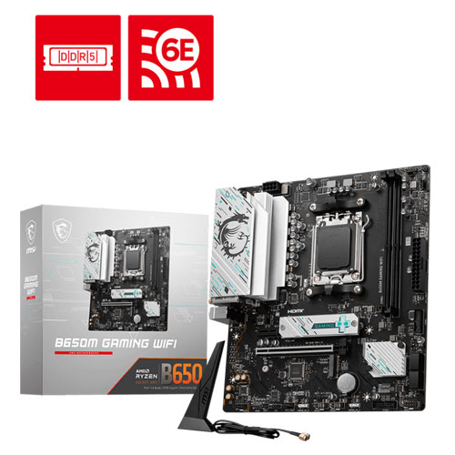 MSI B650M Gaming (Wi-Fi) DDR5 Motherboard( 3 YEARS WARRANTY)