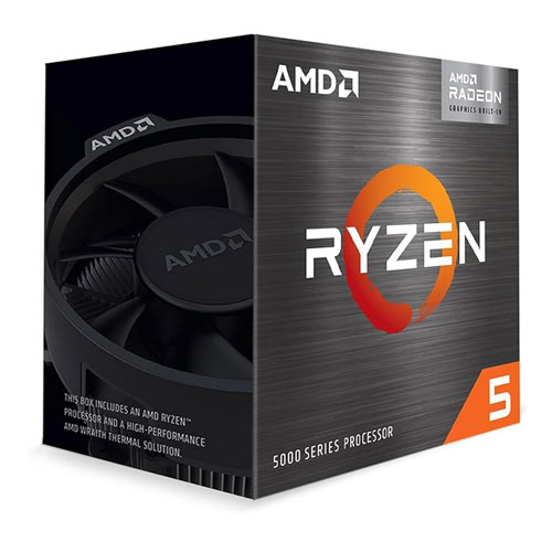 AMD Ryzen 5 5500 6-Core 12-Thread Up to 4.2GHz Desktop Processor (Without Box/Fan, 3-Year Warranty)