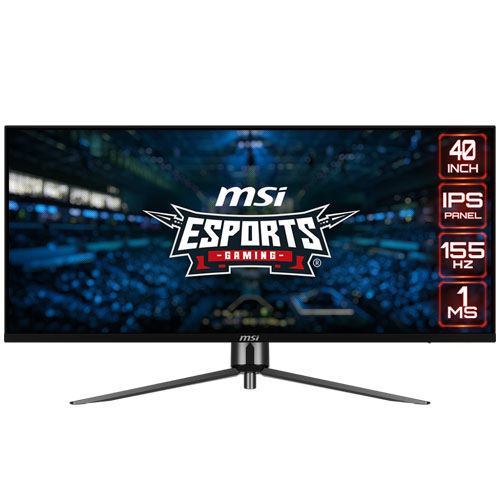 MSI Optix MAG401QR 40" UWQHD (3440 X 1440) IPS 155Hz 1ms Adaptive Sync Gaming Monitor ( 3 YEARS WARRANTY)