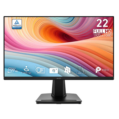 MSI Pro MP225 E12VL 21.5" Inch 120Hz 1ms FHD Ultra Slim Frameless Monitor