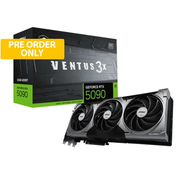 MSI Geforce RTX 5090 Ventus OC 3X 32GB GDDR7X Graphic Card(3 YEARS WARRANTY)