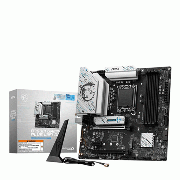 MSI B760M Gaming Plus (Wi-Fi) DDR4 Motherboard (3 YEARS WARRANTY)