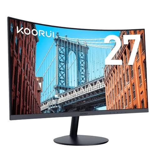 KOORUI 27" 27N5C Curved VA Monitor 75HZ
